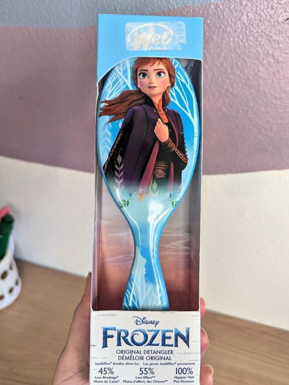 Wet Brush Disney Frozen Original Detangler Blue Detangling Brush NWT
